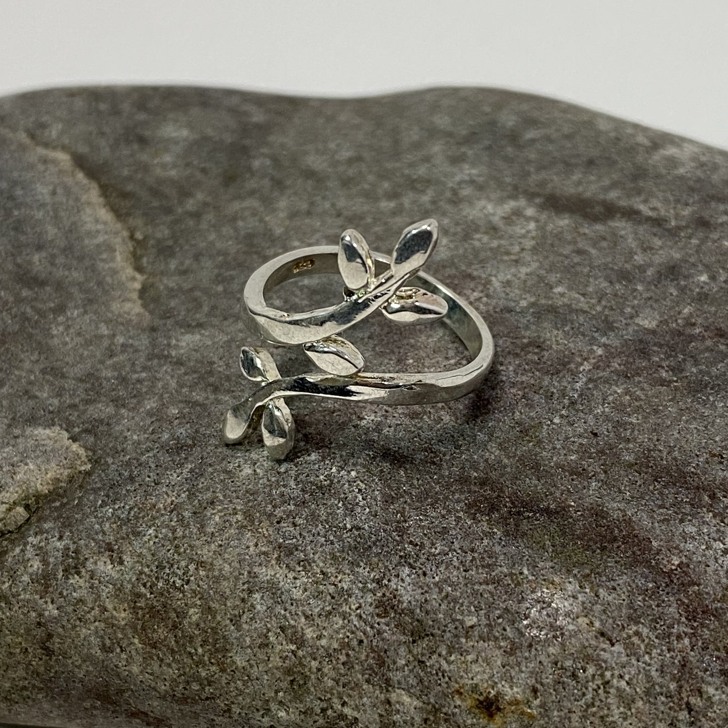 Sterling Silver .925 'Leaf' Ring