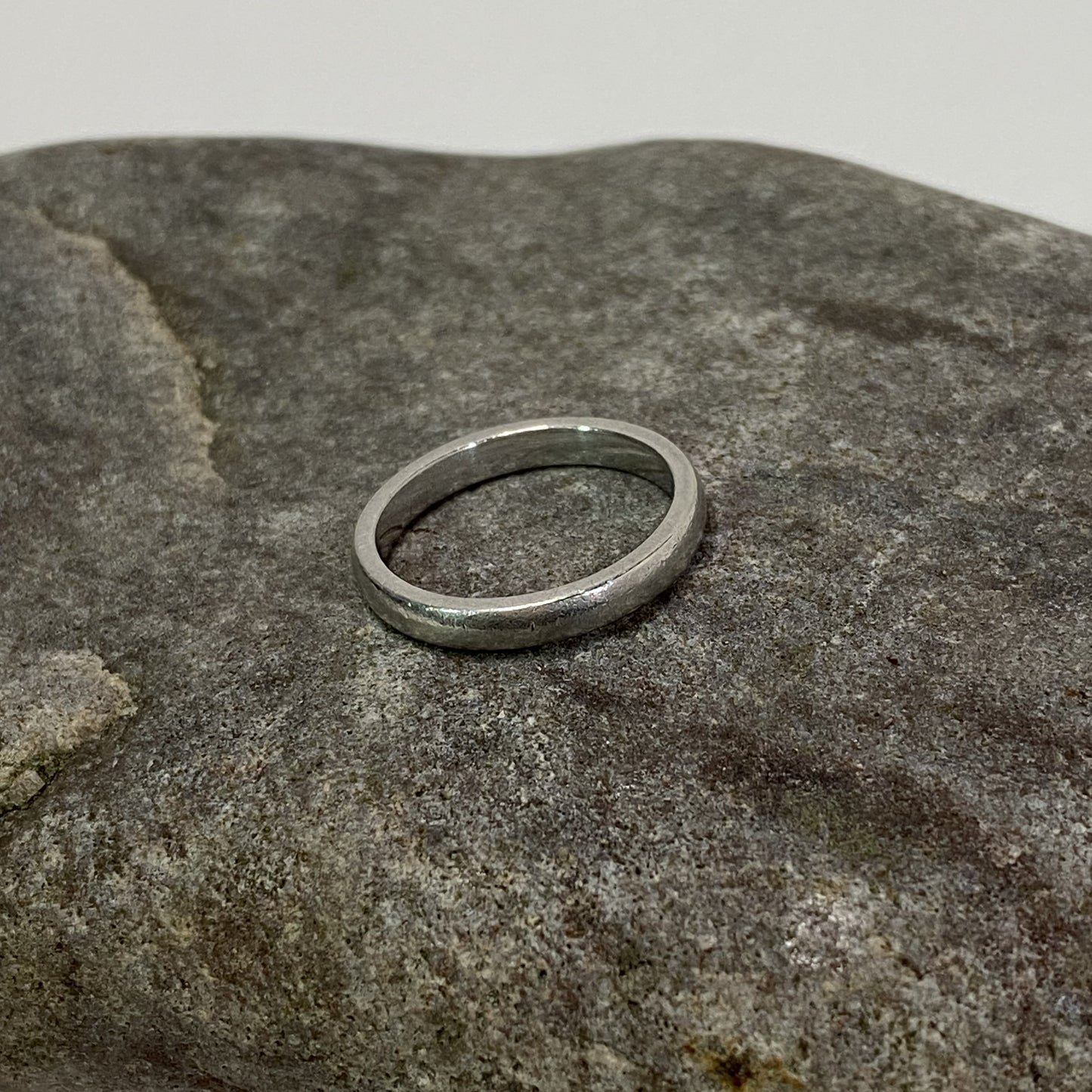3mm Sterling Silver .925 Plain Wedding Band