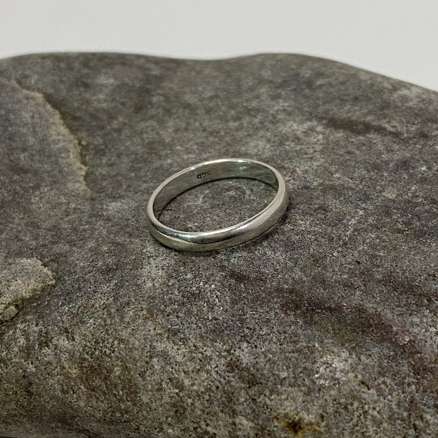 3mm Sterling Silver .925 Plain Wedding Band