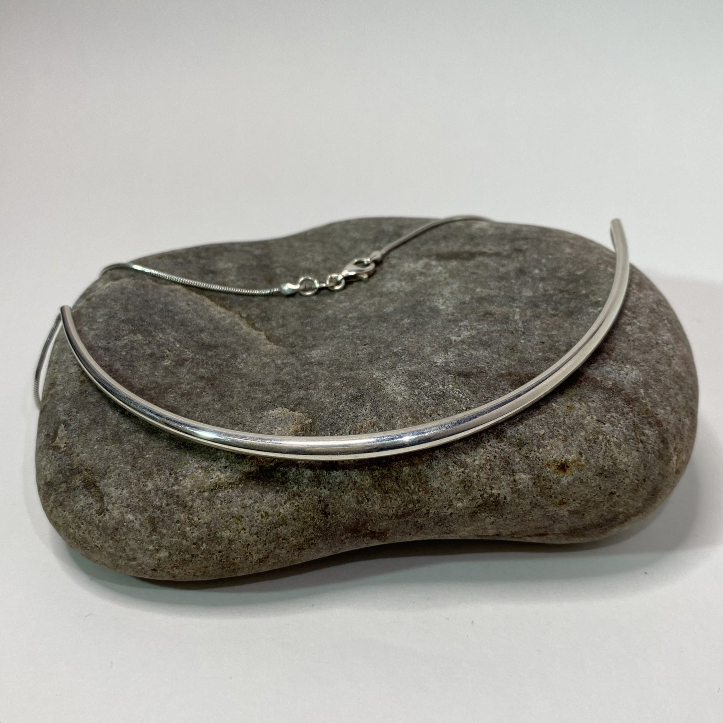 Sterling Silver .925 'Crescent' Necklace