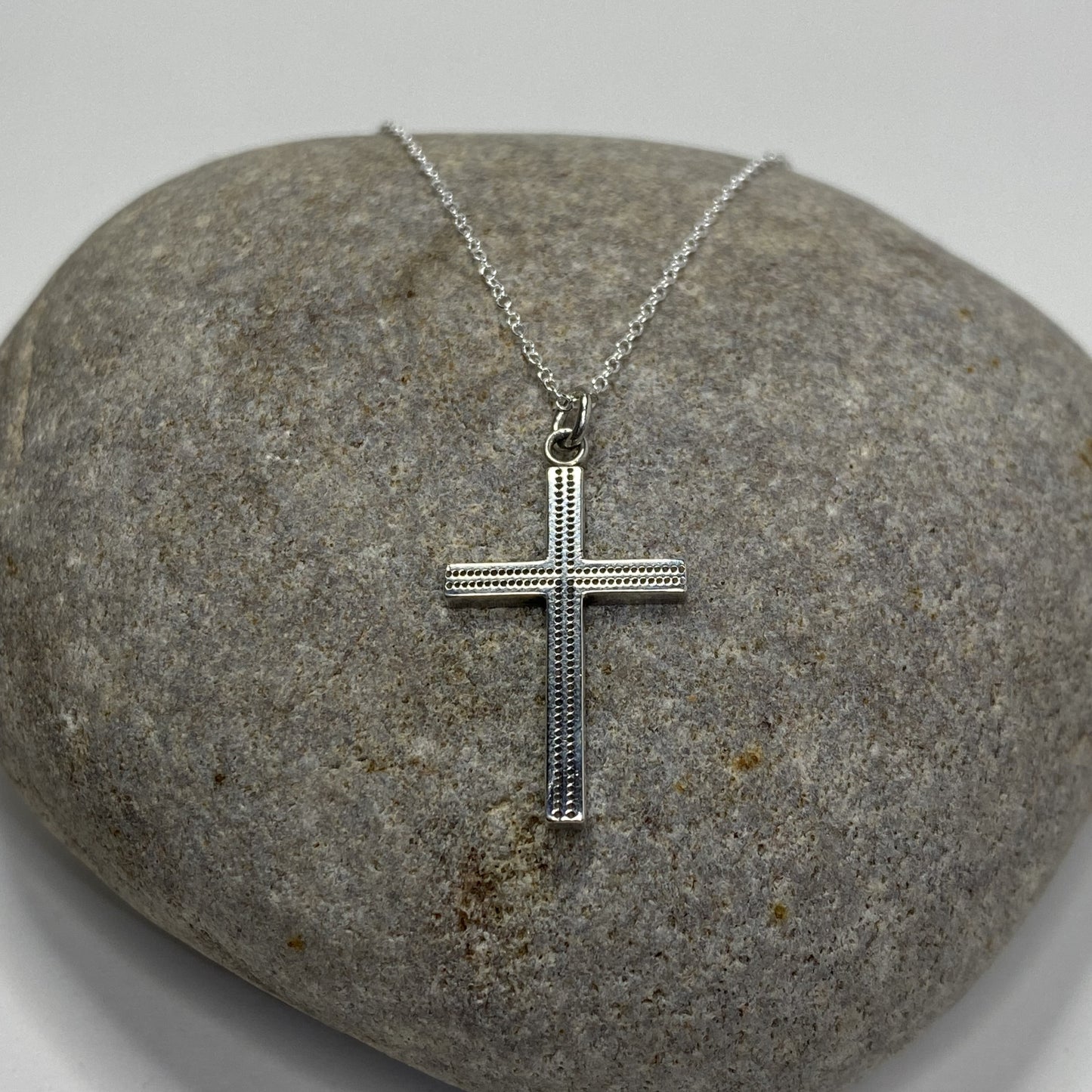 Sterling Silver .925 Cross Pendant Necklace
