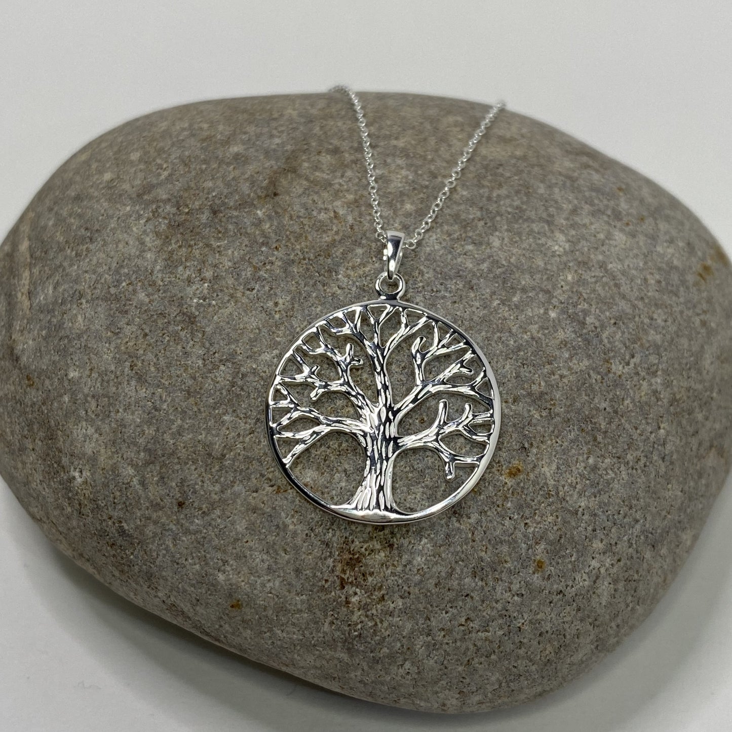 Sterling Silver .925 'Tree of Life' Pendant Necklace.